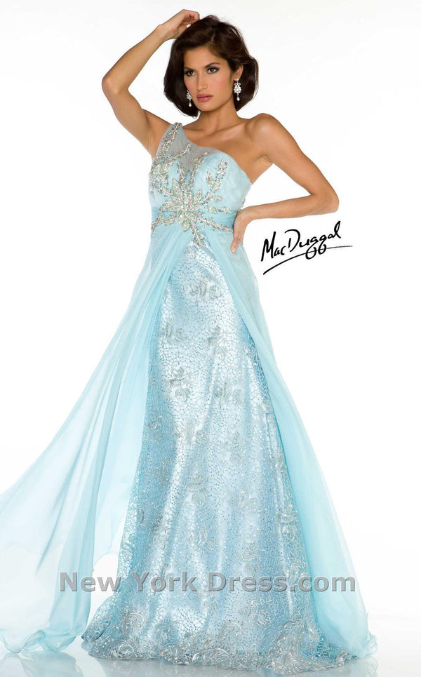 Mac Duggal 78736D Ice Blue