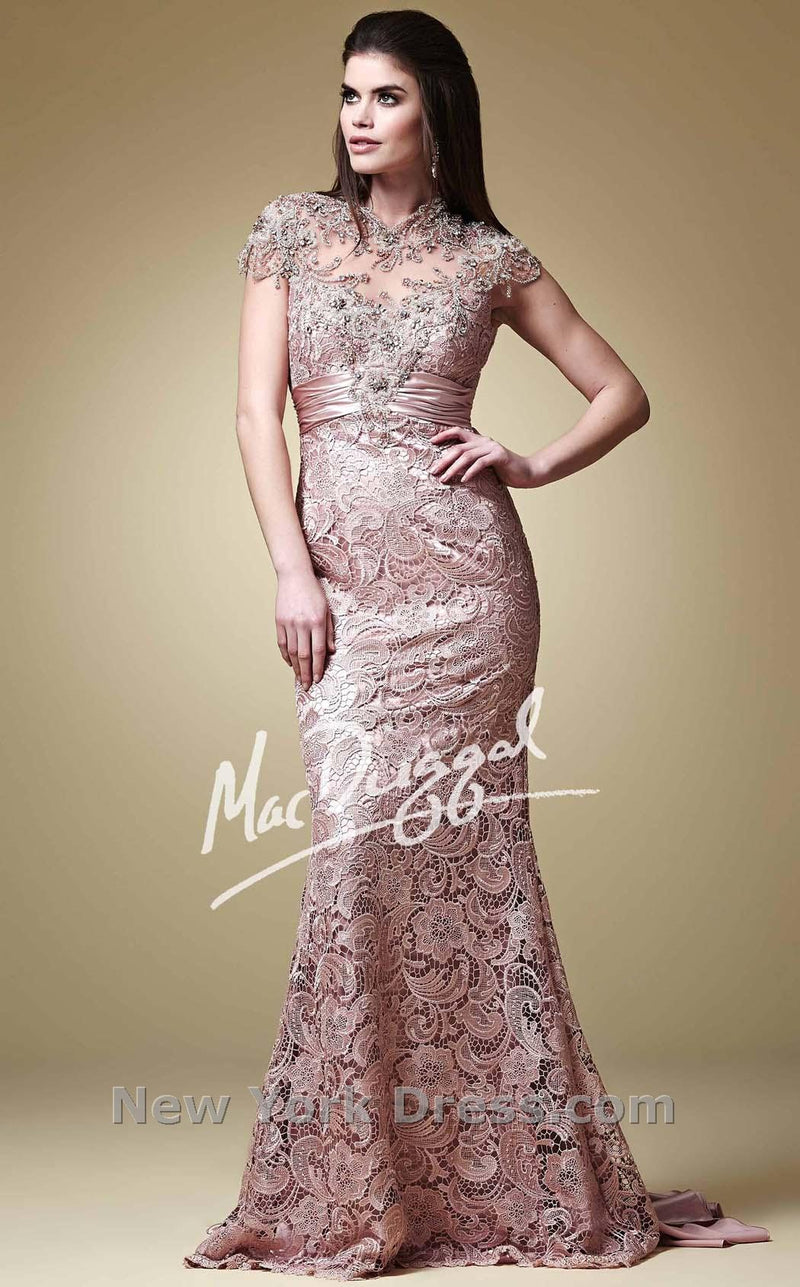 Mac Duggal 80168D Nude