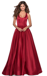 2 of 16 La Femme 28281 Deep Red