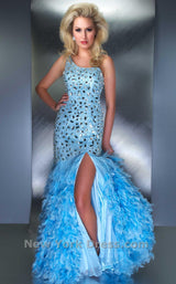 3 of 3 Mac Duggal 61121D Ice Blue