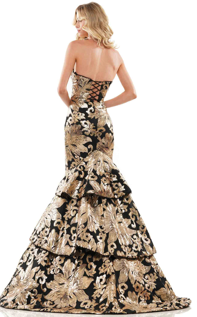 Colors Dress 2909 Black/Gold