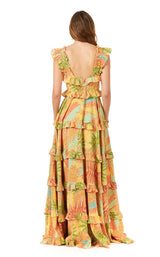 2 of 2 Lara 29280 Dress Yellow-Print