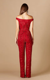 3 of 4 Lara 29323 Jumpsuit Red