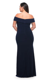 2 of 2 La Femme 29397 Dress Navy