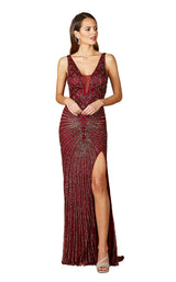 1 of 5 Lara 29528 Dress Wine