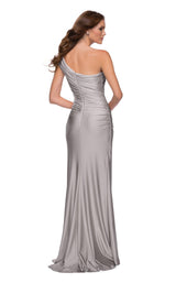 6 of 6 La Femme 29619 Dress Silver