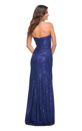 5 of 12 La Femme 29675 Dress Indigo