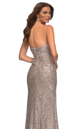 12 of 12 La Femme 29675 Dress Silver