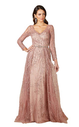 1 of 7 Lara 29782 Dress Dusty Rose