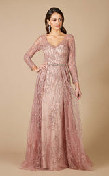 2 of 7 Lara 29782 Dress Dusty Rose