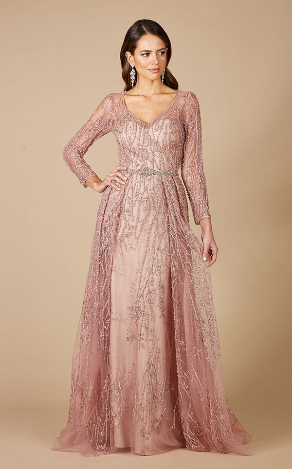 Lara 29782 Dress Dusty Rose