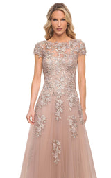 3 of 4 La Femme 29829 Dress Blush