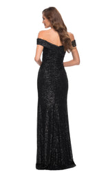 6 of 7 La Femme 29831 Dress Black