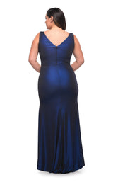 3 of 4 La Femme 30267 Dress Navy