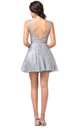 3 of 3 Dancing Queen 3086 Dress Silver