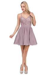 3 of 5 Dancing Queen 3088 Dress Mocha