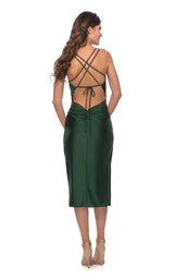 4 of 10 La Femme 30918 Dress Emerald