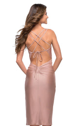 10 of 10 La Femme 30918 Dress Mauve