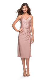 3 of 10 La Femme 30918 Dress Mauve