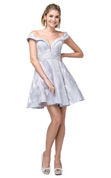 3 of 4 Dancing Queen 3096 Dress Silver