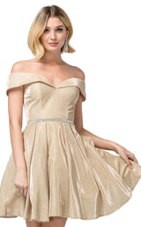 8 of 12 Dancing Queen 3147 Dress Gold