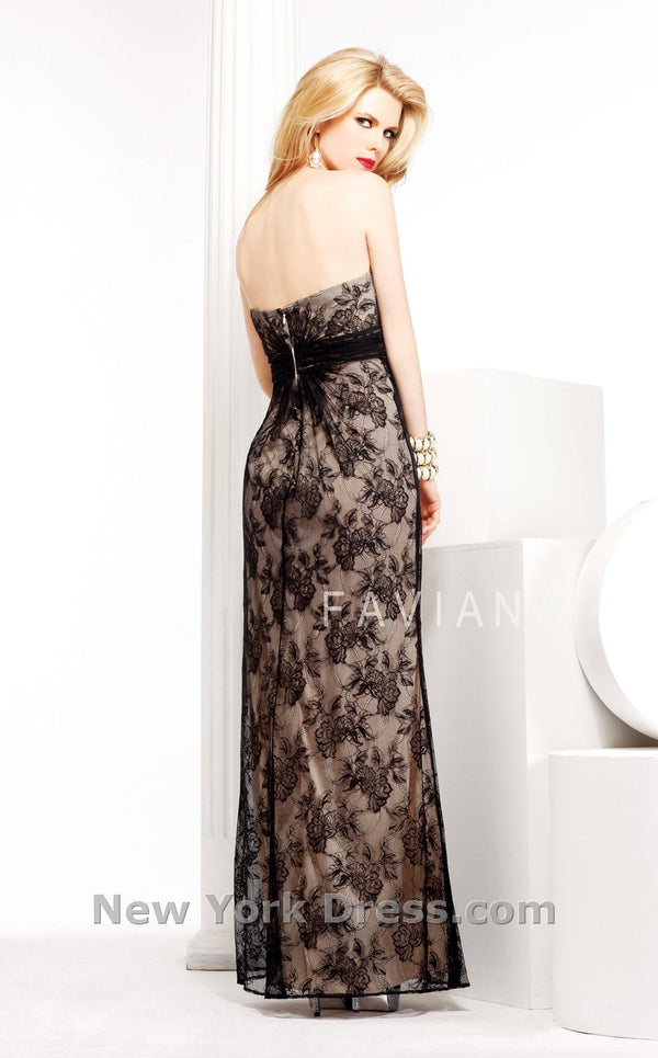 Faviana S7016 Black/Nude