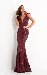 5 of 16 Jovani 3180 Merlot