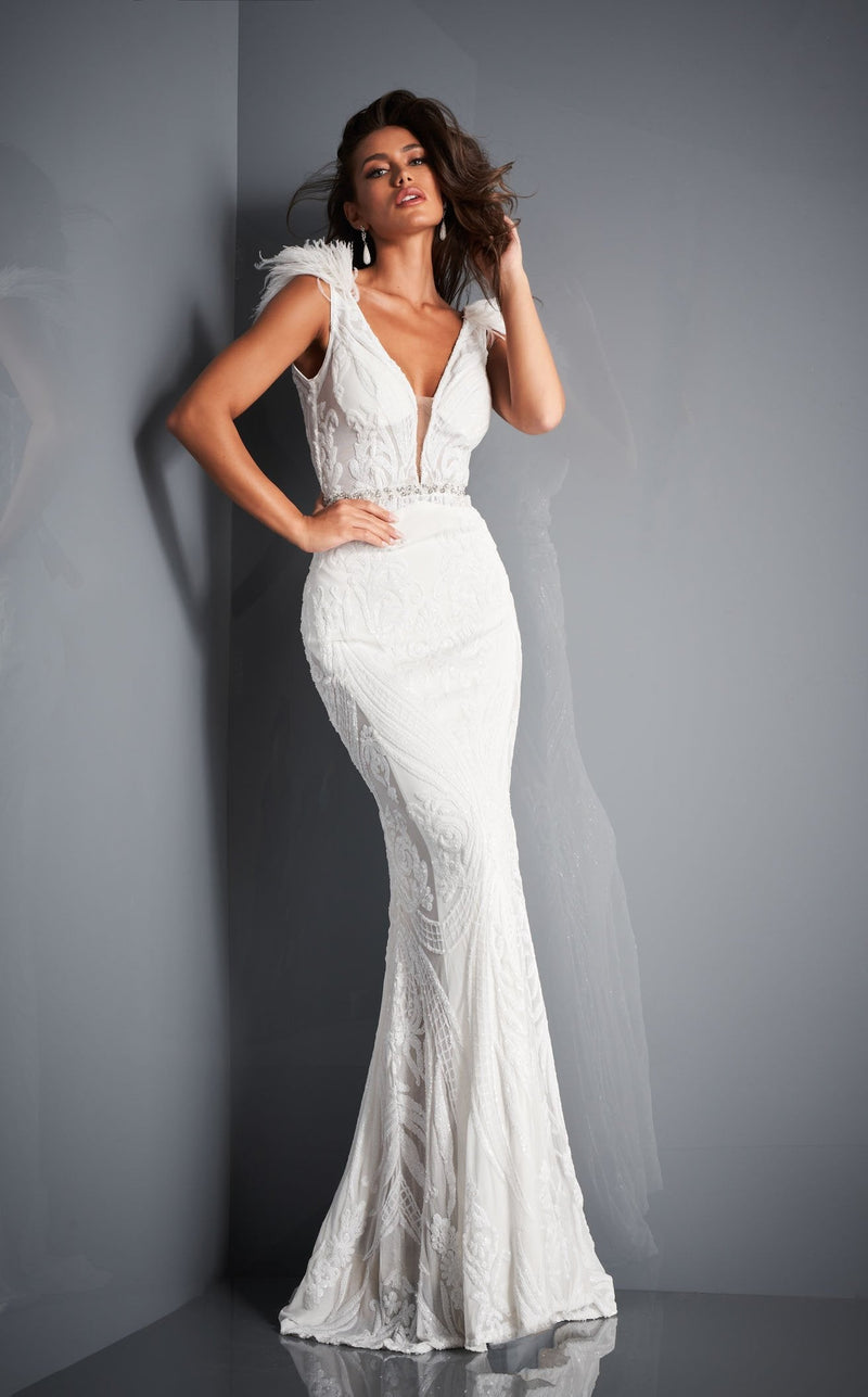 Jovani 3180 White