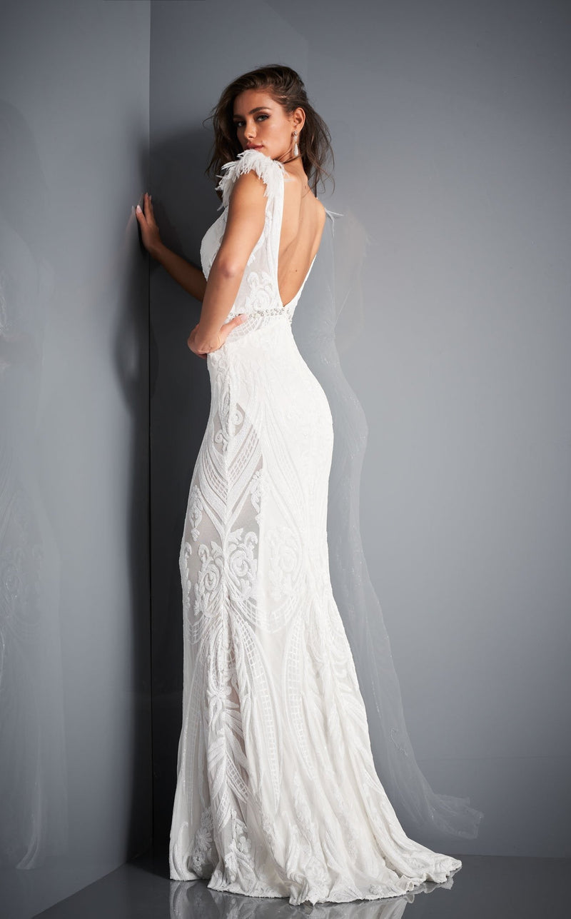 Jovani 3180 White