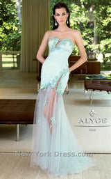 1 of 3 Alyce 6050 Hush Aqua