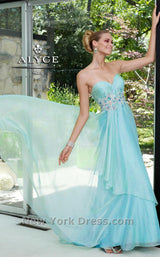 2 of 4 Alyce 6084 Light Turquoise