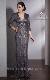 1 of 2 Alyce 5523 Opal Gray