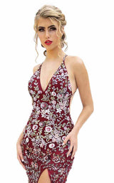 13 of 22 Primavera Couture 3221 Burgundy