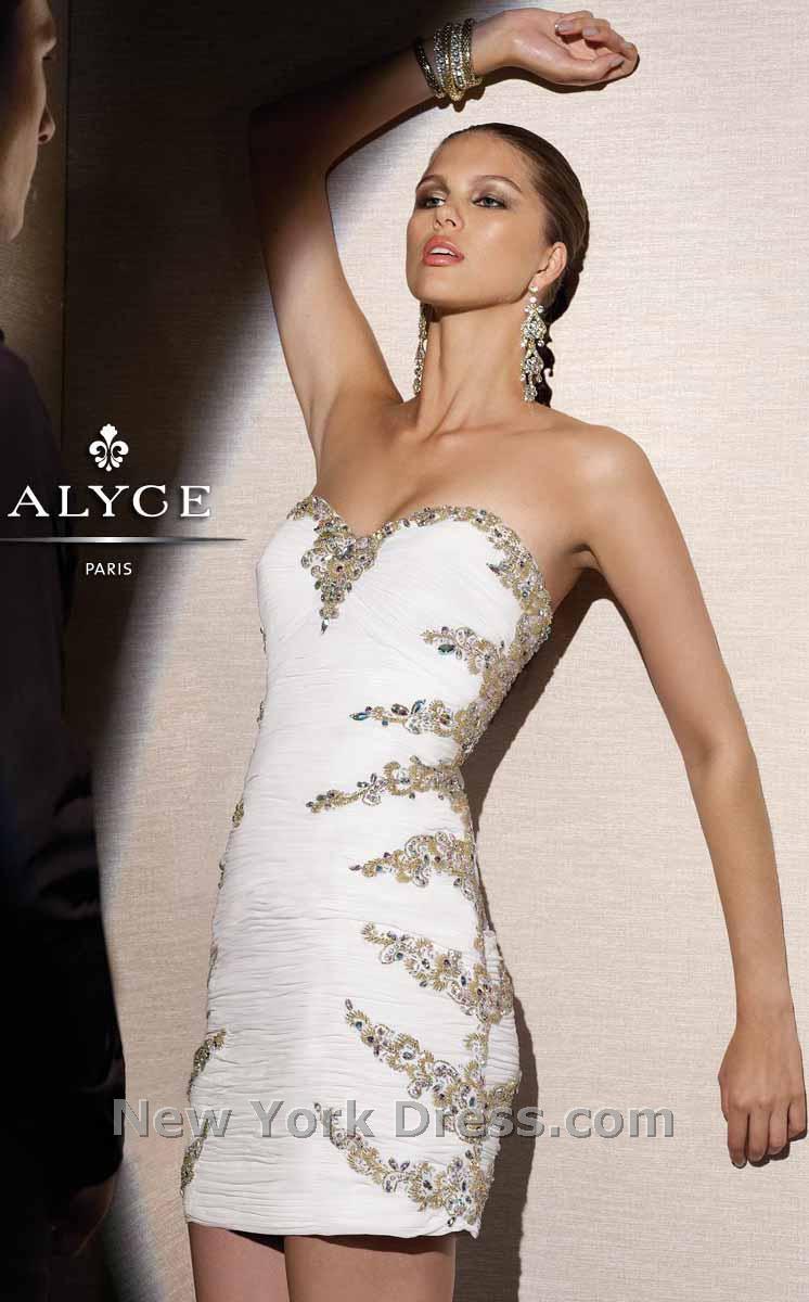 Alyce 4299 White/Gold