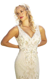 7 of 8 Primavera Couture 3232 White-Silver