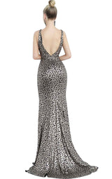 3 of 6 Jovani 3237 Animal-Print