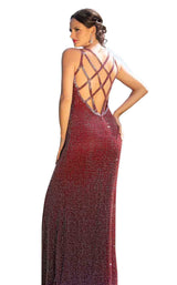 7 of 18 Primavera Couture 3253 Burgundy