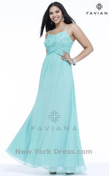 1 of 2 Faviana 9307 Tiffany Blue