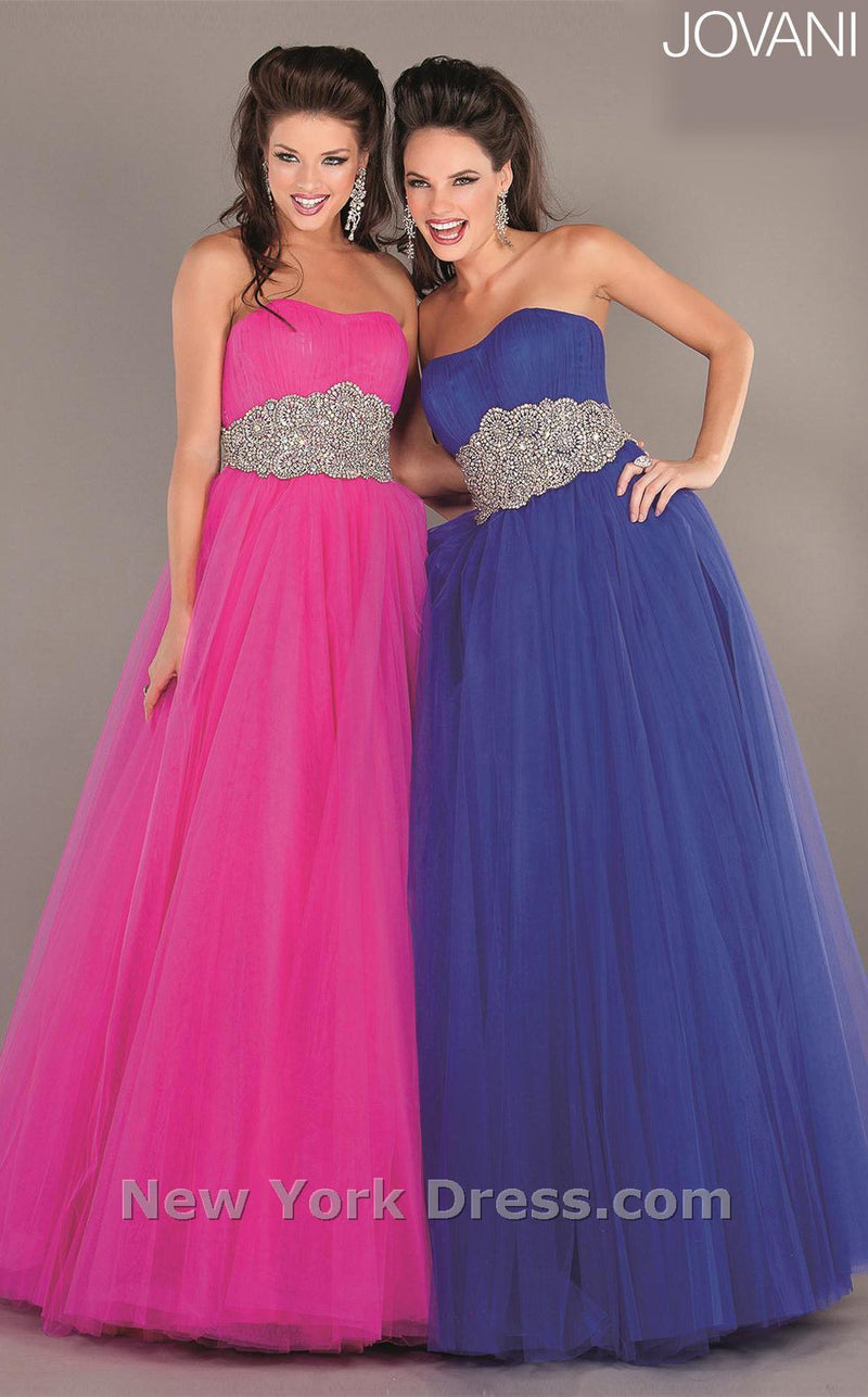 Jovani 7474 Fuchsia/Silver