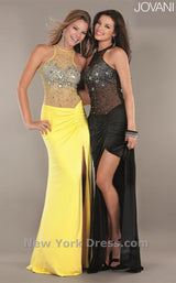 1 of 2 Jovani 668 Yellow