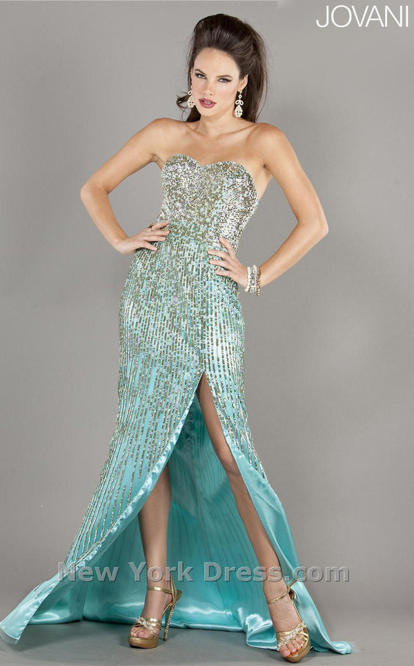 Jovani 1514 Turquoise