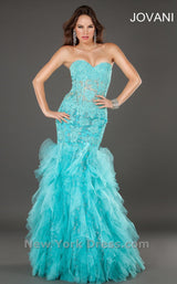 1 of 6 Jovani 1531 Turquoise