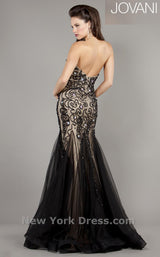 2 of 5 Jovani 5913 Black/Nude