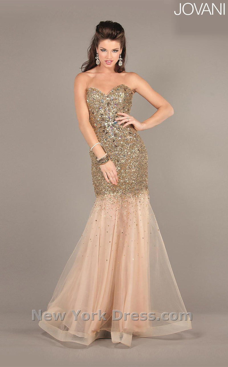 Jovani 6518 Nude/Gold