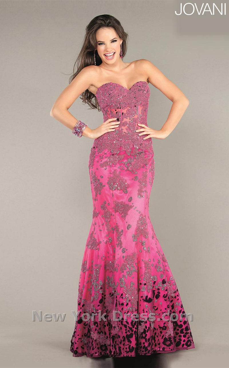 Jovani 6796 Fuchsia