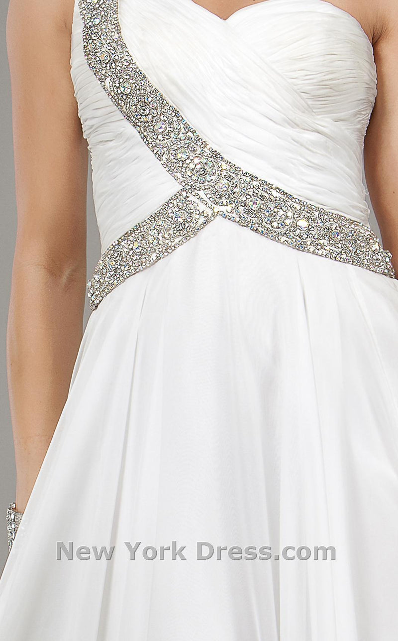 Jovani 6919 White/Silver