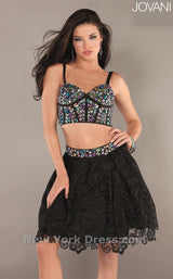 3 of 3 Jovani 73020 Black