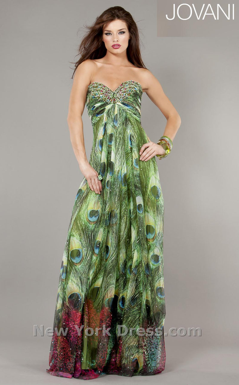 Jovani 2737 Peacock