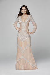 2 of 7 Primavera Couture 3365 Blush-Silver