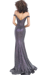 2 of 4 Jovani 3408 Black/Silver